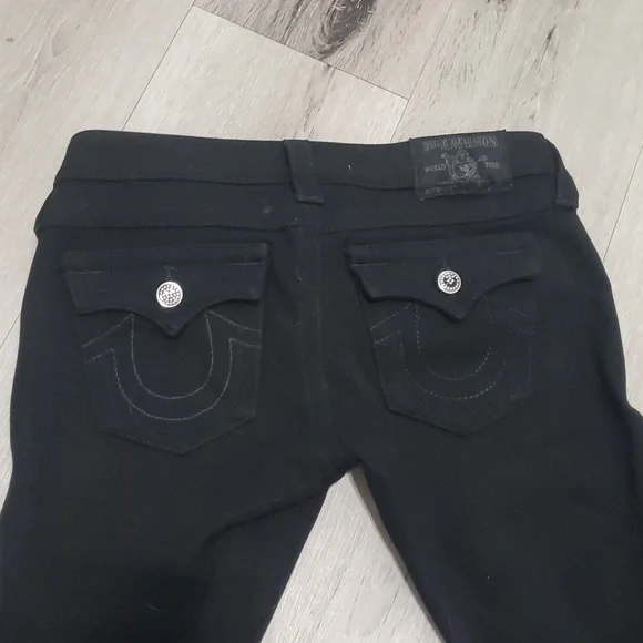 True Religion Black Denim Jeans. - Picture 4 of 5